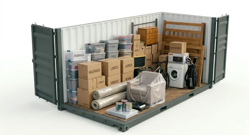 Mudanza — cajas y muebles guardados en tu guardamuebles en Zona Norte GBA